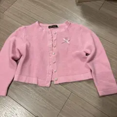 BeBe ピンク カーディガン 110