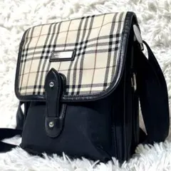 バーバリーブラックレーベル ショルダーバッグ ノバチェック