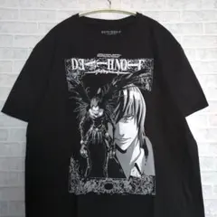 DEATHNOTE　デスノート　【L】　アニメTシャツ　黒　夜神月　デュークのサムネイル