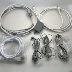 電話戦、LANケーブル、ACアダプター（PQLV219JP）アンテナ線セット