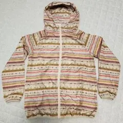 ポケッタブル ウインドブレーカー ジャンパー フード付き マルチカラー M