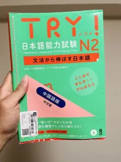 Try!日本語能力試験N2文法から伸ばす日本語 : 中国語版
