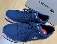 LACOSTE ラコステ　スニーカー　25.0 ネイビー　新品•未使用のサムネイル