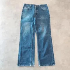 Lee リー W33 ブルーデニム ボトム パンツ 古着 青 ブルー 15166