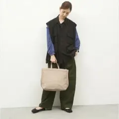 REN ベーシックジップトートM 2way pink beigeハリーのサムネイル