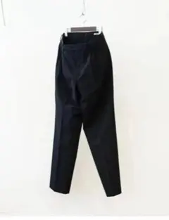 LightWool Max Gabardine TwoTuck Slacks 黒のサムネイル