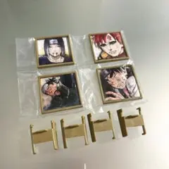 ナルト疾風伝3Dレリーフスタンドガチャガチャ イタチ 我愛羅 ロックリー イルカ