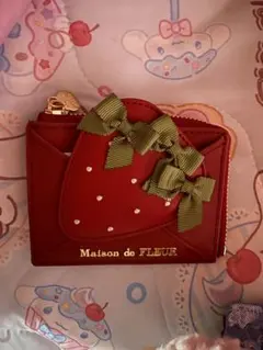 Maison de FLEUR いちご型コインケース