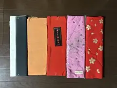 八掛　布　はぎれ　リメイク　ハンドメイド　5種類　生地セット