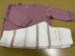 ジェラートピケ ロングパンツ XXS & 無印 トレーナー 2点セット