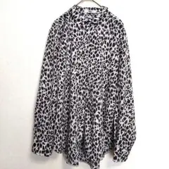 みなと様☆【COMME CA】長袖シャツ(9号)レディース 豹柄 トップス