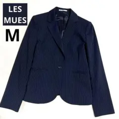 AOKI アオキ LES MUES スーツジャケット ストライプ ウォッシャブル