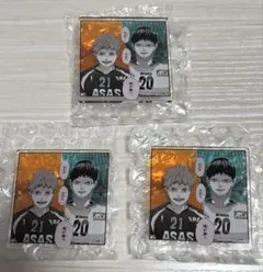 ハイキュー　アクリルバッジ　日向＆影山　3点