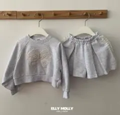ELLY MOLLY　リボンスウェットセットアップ