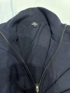 PS Paul Smith ハーフジップ ニット ネイビー Lのサムネイル