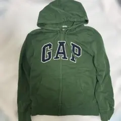 希少カラー GAP ジップパーカー グリーン 緑 S y2k 平成ギャル