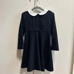 フォーマルワンピース　ネイビー　110