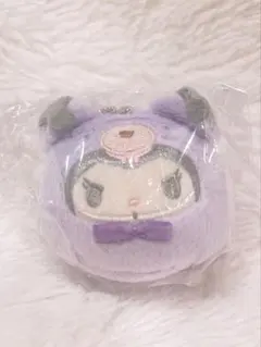 サンリオ　起き上がりぬいぐるみマスコット　ラテクマバージョン　クロミ　ガチャ