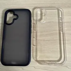 NIMASO iPhone16 半透明マット・透明クリア 耐衝撃ケースのサムネイル
