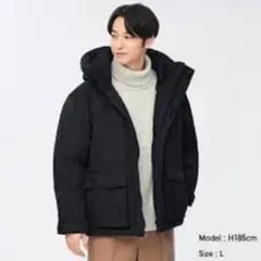 出品削除予定！最終価格❃完売人気品GU ヒートパデッドスタンドカラーブルゾン