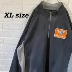 チャンピオン　ハーフジップブルゾン