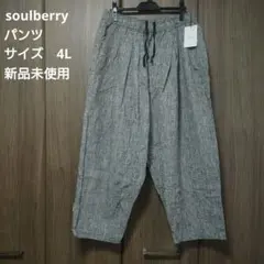 未使用 タグ付】soulberry ふつうのパンツ 大きいサイズ 5L 完売色