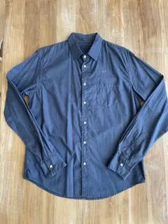 Frank & Eileen 長袖シャツ ネイビー