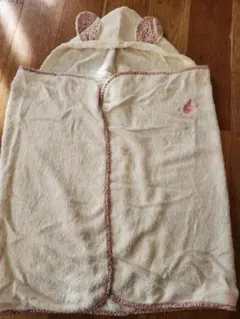 ウサギ耳付きベビーバスローブ ブランシェス