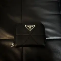 ‼️値下げ中‼️PRADA ブラック レザー コインカードケース
