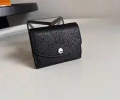 Louis Vuitton ブラック レザー カードケース