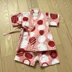 和柄ベビー甚平 90cm 女の子