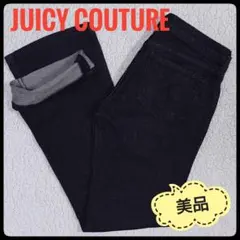 【美品】 JUICY COUTURE　ブーツカット ブラックデニム　W27のサムネイル