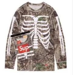 最終価格】Supreme Hanes 骨サーマル - メルカリ