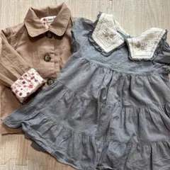 上着　95cm 半袖　ワンピース　100㎝　女の子　春服