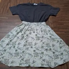 極美品マーキーズLSP半袖ワンピース130センチ