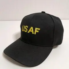 新品 USAF アメリカ空軍 野球帽 帽子 キャップ アメカジ ミリタリー 黒