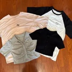 【ほぼ新品】GRLなど　レディース トップス 4点セット Tシャツ カットソーのサムネイル