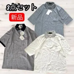 新品　マンシングウェア　Huntington Club ポロシャツ 3着　Mのサムネイル