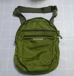 mont-bell ショルダーバッグ オリーブグリーン 廃番品 モンベル