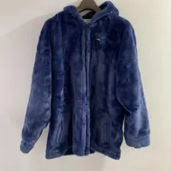 美品　PIKO フードボアジャケット ネイビー