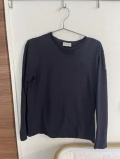 MONCLER ネイビー 長袖Tシャツ14aレディースxs キッズ