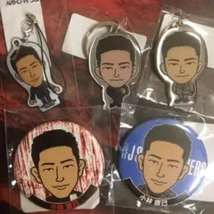 小林直己 メタルキーホルダー 缶バッジ クリーナー カレンダー 5点セット