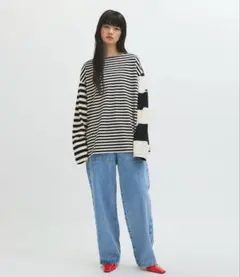 【G.F.G.S. for ADAM ET ROPE’】別注ボートネックボーダー