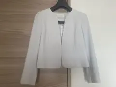 23区 ノーカラージャケット ホワイト 40 - メルカリ