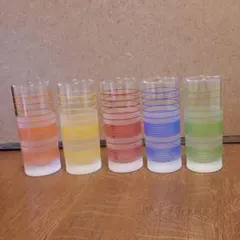 グラス　5個セット　8オンス　タンブラーセット　HOYA CRYSTAL