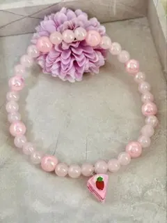 わんちゃん用 ケーキネックレス 犬用ハンドメイドネックレス