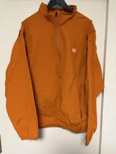 Keboz オレンジ ナイロンジャケット ハーフジップ