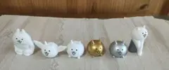 にゃんこ大戦争 指人形 ソフビフィギュア 6個セット