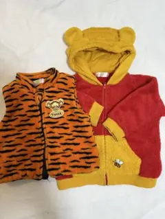 【値引き交渉可】プーさんアウター/ティガージャケットセット