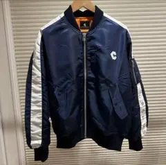 CRONOS クロノス　ジャケット CRONOS クロノス 2024AW BOMBER JACKET リフレクターロゴ ジップ